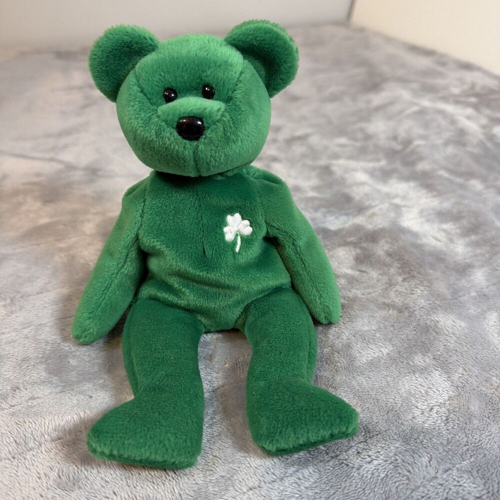 Ty Beanie Baby Erin The Bear 1997 Retired No Hang Ear Tag